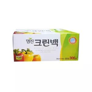 대용량 위생 비닐봉지 간편 뽑아쓰는 크린백 300매 중형 25X35cm 봉다리 폴리백