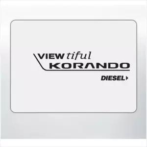 뷰티풀코란도호환 주유구 데칼스티커 차량 장식 스티커 자동차 189 VaN7+7GaI