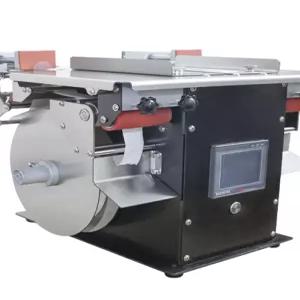 반자동 코너라벨기 직각 봉합 포장 라벨러 부착기 부착 스티커