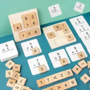 초등학생을위한 10 이내 어린이 수학 숫자 덧셈 및 뺄셈 장난감 계산 수학 산술 유물 교육