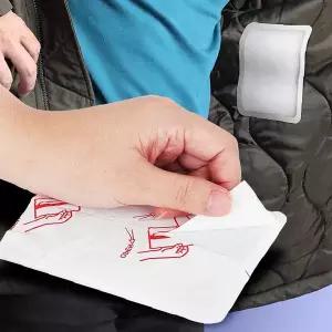 의류 부착 발열팩 50g 360p 국산 소형 휴대 야외 보온 미니 찜질 패드 제품