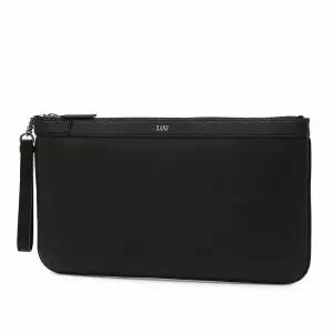닥스핸드백 DBBA6E030BK 블랙 로고장식 소가죽 클러치백 (닥스가방)