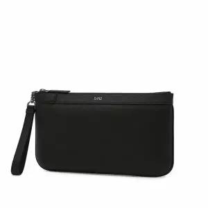 닥스핸드백 DBBA6E031BK 블랙 로고장식 소가죽 클러치백 (닥스가방)