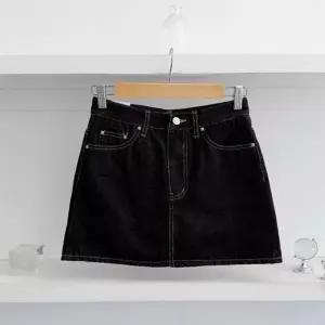 [옷자락]여성 스티치 논페이드 A라인 청치마 속바지 미니스커트