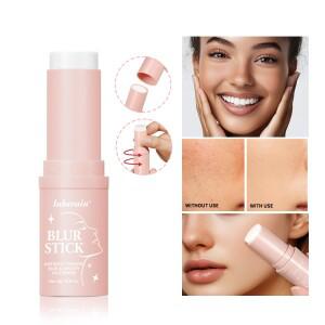 Lakerain 보이지 않는 모공 프라이머 스틱 천연 클리어 매트 메이크업 격리 크림 페이스  에