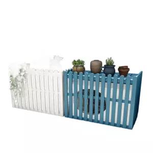 원목 에어컨 실외기 커버 실외기가림막 햇빛 우드 가리개