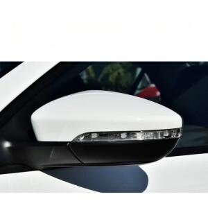 Volkswagen 호환 시로코 제타 MK6 유로 파사트 CC B7 비틀 사이드 미러 캡 (흰색) 교체용 (2010 2011 2014)