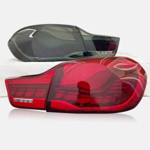 JONE for BMW 호환 4 시리즈 M4 2013-2020 드래곤 스케일 테일 라이트 LED 턴 브레이크 DRL GTS F32 F33 F3