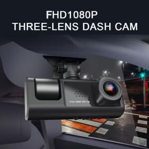 Null 3채널 차량용 HD 1080P 내부 카메라 DVR WIFI 캠 레코더 비디오 레지스트레이터 캠코더 대시캠