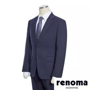 [갤러리아] 레노마 S/S 네이비 쉐도우 체크 스판 정장 SET RQIMSJ13A