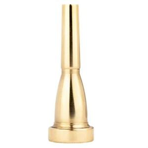 B48B-트럼펫 마우스피스 금도금 3C 바흐 콘  킹 초보자용 뮤지컬 트럼펫 액세서리