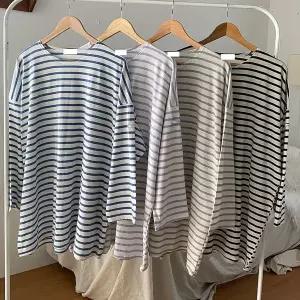 [하프클럽/아이우먼]빅사이즈티 T749L602 럭스스트라이프라벨티 RA