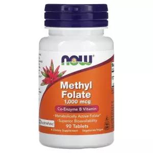 나우푸드 활성형 엽산 Methyl Folate 1000mcg 90정