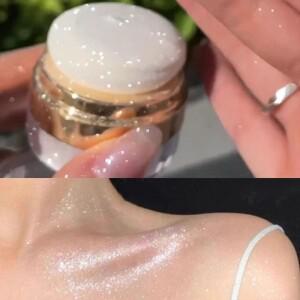 페어리 파우더 하이라이터 패팅 달빛 화이트 바디 쉬머링 컨투어 블러쉬 브라이트닝 글리터 루스 메이크업