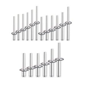 20pcs 알루미늄 블라인드 리벳 M3.2 M4.8 시트 강철 맨드릴 배기 용 돔 헤드 팝