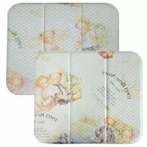 3단 접이식 캠핑용 곰돌이 학생 좌석 방석 목욕 의자