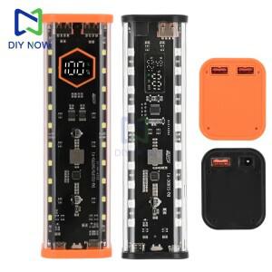 무정전 전원 공급 장치 쉘 메카 8셀 18650/21700 보조베터리 Diy 키트 무용접 모바일 배터리박스
