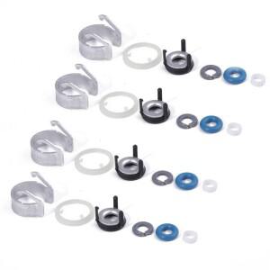 4개 06H998907A 연료 인젝터 O링 씰 키트 (아우디 호환 A3 A4 Q5 TT Volkswagen 호환 제타 CC 골프 파사트