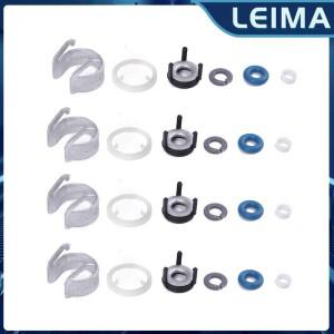 아우디 호환 A4 Q5 Volkswagen 호환 골프 파사트 티구안 제타 EOS CC 1.8 2.0T용 연료 인젝터 O-링 씰 키트