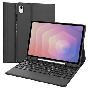 삼성 갤럭시탭 S11용 키보드 케이스 2025 태블릿 분리형 무선 터치 펜 홀더 멀티 트랙패드 탭용 키패드가 있는 스마트 폴리오 11인치