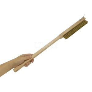 피자 삽 나무 손잡이 황동 그릴 청소용 미니 소형 소형 브러시 로크박스 온니코다 오븐 구리