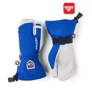 헤스트라 주니어 스키 보드 장갑 아미 레더 헬리 JR 3핑거 블루