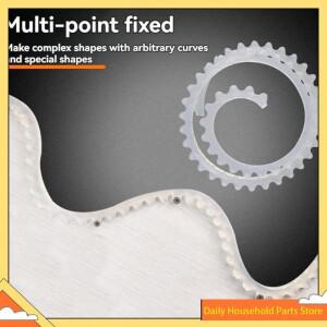 목공 기어 유형 체인 복사 스트립 밀링 쉐이핑 불규칙한 바 곡선 석고보드 스타일링 HOT