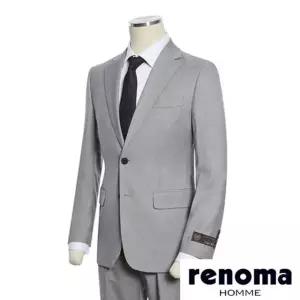 [갤러리아] 레노마 S/S 모100% 솔리드 라이트그레이 정장 SET RQAMSJ15A