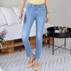 H스타일 JN)185밴드스키니 봄 여성 청바지 데님팬츠 스키니 일자바지 빅사이즈 진