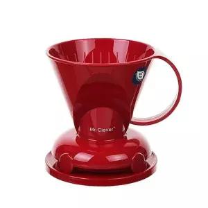 [골드스마일]미스터 클레버 커피 드리퍼 레드 300ml 1~2인용