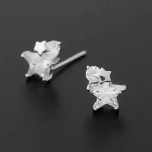 [골드스마일]실버 925 별 모양 반짝임 미니 귀걸이 은 이어링