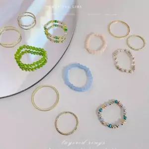 [알티피아]원석 레이어드 실링 우정 반지 스타일링 링