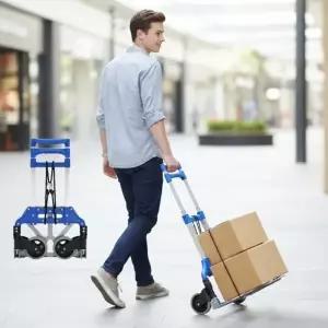 ( )접이식 핸드카트 장바구니 캐리어 구르마 운반 시장 손수레 가정용