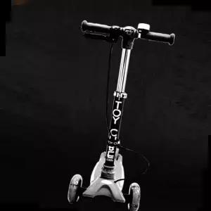 초등킥보드 유아 세발킥보드 티큐브 블랙 접이식 LED 씽씽이 1P