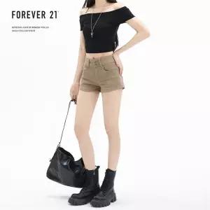 손오공 청 여성 카키색 반바지 하이웨스트 핫팬츠 트렌드 힙업 청반바지 슬림핏 데일리룩 KUK1