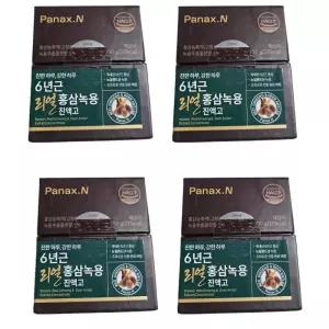 6년근 홍삼 녹용 진액고 100g, 4개