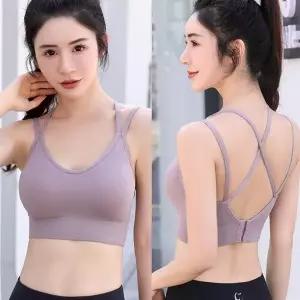 [다잇템] 여자 크로스 운동 더블 심리스 코지 브라탑_24492271_588872