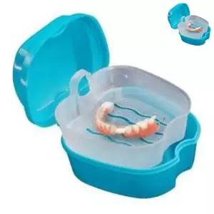 틀니케이스 목욕 상자 청소 치아 보관함 의치 덴쳐 이 보관