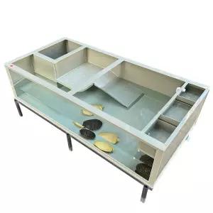 오픈형 화이트 수족관 수조 거북이 대형 낮은어항 아크릴