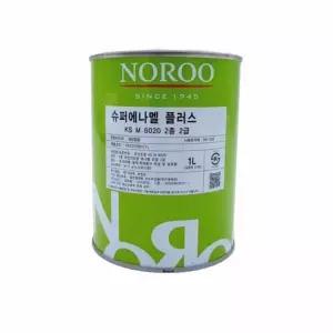 슈퍼에나멜 플러스 진밤 1L 철부식페인트 씽크대유성페인트 유광 금속 씽크대 셀프 도장 실내 작업 신발장