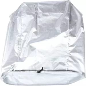 SUPVOX 방수 전기차 충전기 소켓 커버 부동액 방진 실버 폴리에스터 28.74x15.35x11.41인치 충전기를 위한