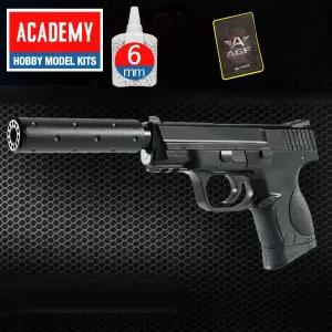 권총 MP9c 사이런서 모형총 표적 무기장난감 PIx7+1fgt