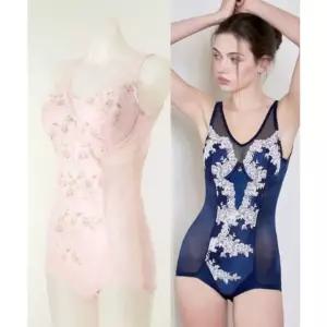 [갤러리아] C컵 감성바디슈트 풀메이크업 소프트타입 올인원 2종세트(WBTC261C CO/NB)