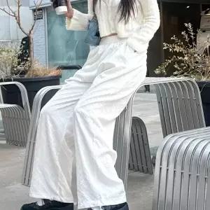 [다잇템] 여성 고무줄 엠보 2WAY 꽃무늬 드로우코드 조절 넓은 팬츠_24492861_588872