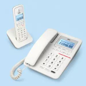 IK-3030 화이트 한글지원 발신자표시 유무선전화기 핸즈프리 착신램프 매장 사무용 가정용 디지털 백라이트