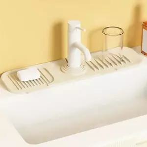 주방 수도꼭지패드 싱크대 패드 물받이 실리콘 욕실수도꼭지 세면대