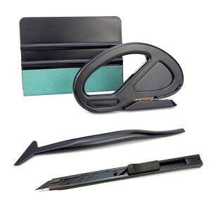 자동차 비닐 포장 도구 유리 틴팅 키트, 윈도우 스무딩 적용 도구, 필름 9mm 접이식