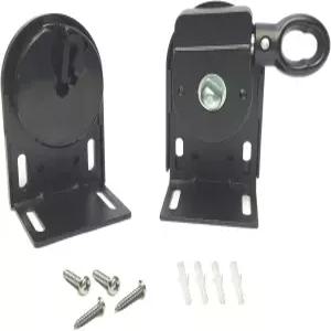 쿨라루 외부 무선 롤러 쉐이드 아웃도어 블라인드를 위한 CAELY 교체 장착 브래킷 키트(블랙)