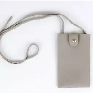 [셀러에이드]여성용 학생 미니 크로스백 스마트폰 수납 소형 슬링백 그레이