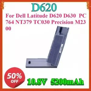 Dell Latitude D620 D630 PC764 NT379 TC030 Precision M2300 용 새 고품질 10.8V 노트북 배터리
